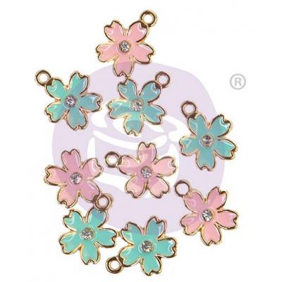 Prima Marketing Sugar Cookie Christmas Enamel Charms - Flowe